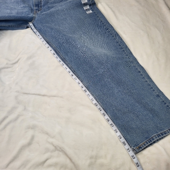 Men's Levi's 550 Relaxed-Fit Stretch Straight Blue Jeans 46x32 New. Big … - Picture 11 of 15